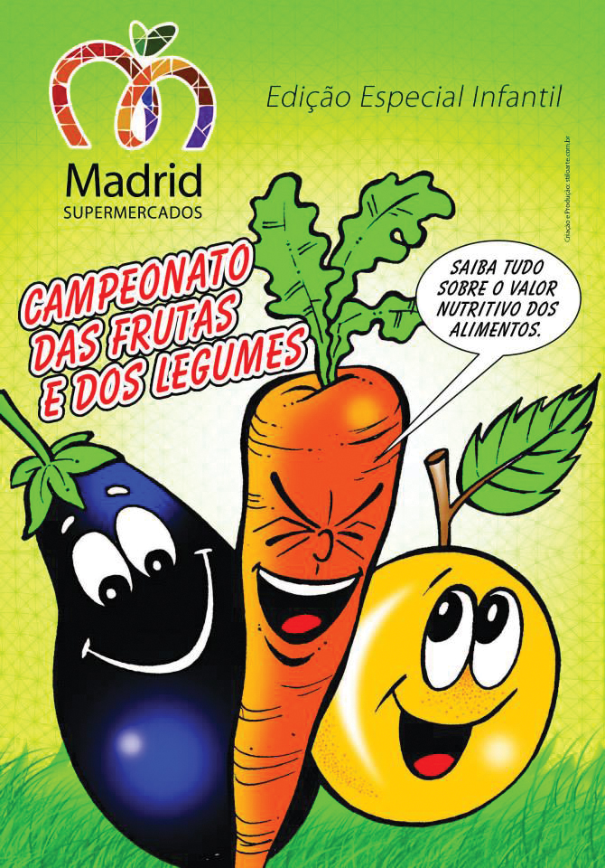 História em Quadrinhos FLV – Madrid Supermercados