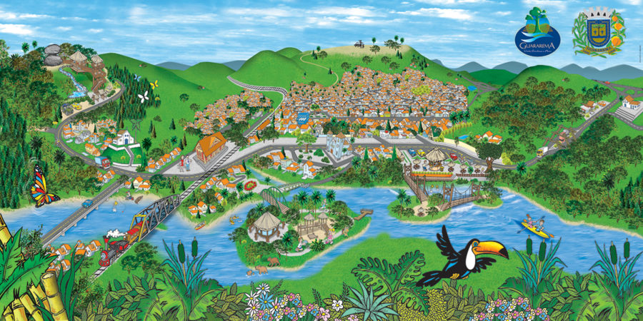 Mapa Ilustrativo – Prefeitura de Guararema-SP